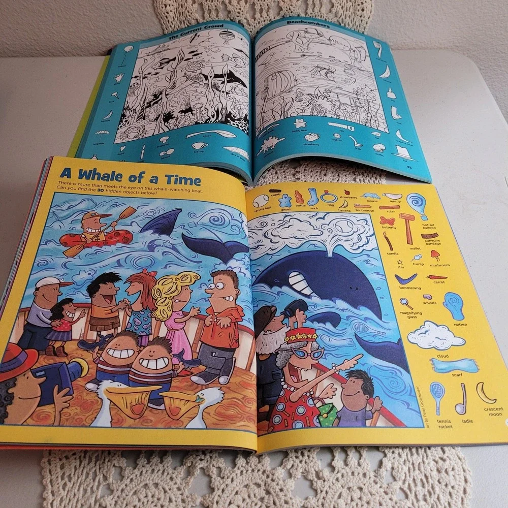 Ocean Puzzles (Highlights Hidden Pictures) - Paperback By Highlights - AND Fish